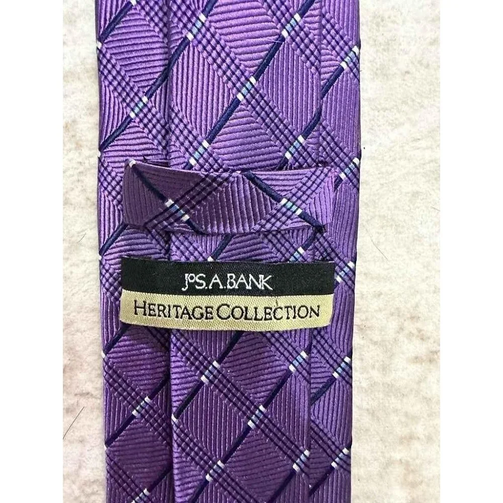 Jos. A. Bank Heritage Collection Purple Silk Tie